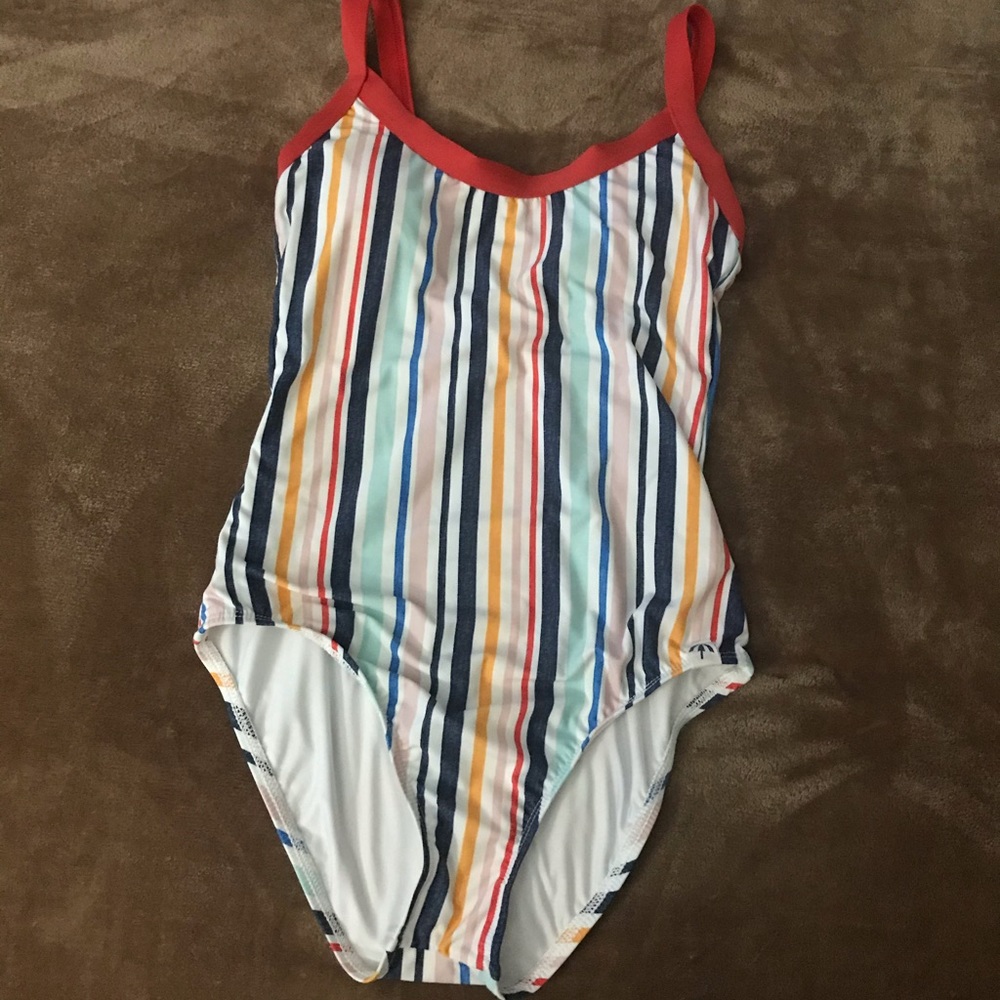 Splendid x Gray Malin Striped One-piece Swimsuit